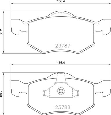 A.B.S. P 24 219 BREMBO Bremsbelagsatz, Scheibenbremse